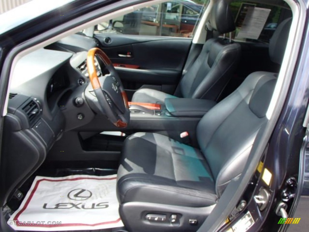 2010 RX 450h AWD Hybrid - Black Sapphire Pearl / Black/Brown Walnut photo #10