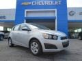Silver Ice Metallic 2013 Chevrolet Sonic LS Hatch