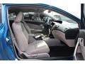 2012 Dyno Blue Pearl Honda Civic LX Coupe  photo #8