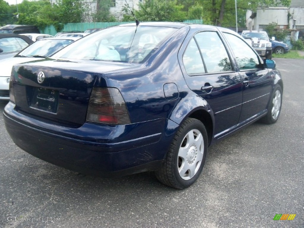 2002 Jetta GLS 1.8T Sedan - Galactic Blue Pearl / Black photo #7