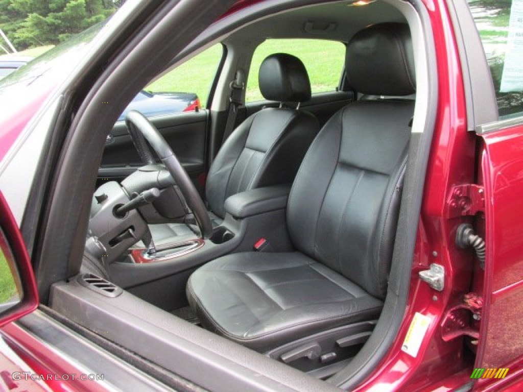 Ebony Interior 2009 Chevrolet Impala LT Photo #82893377