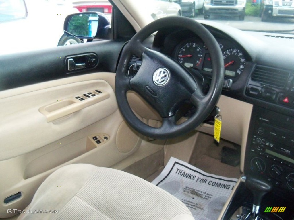 2002 Jetta GLS 1.8T Sedan - Galactic Blue Pearl / Black photo #13