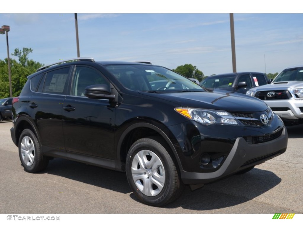 2013 RAV4 LE AWD - Black / Ash photo #3