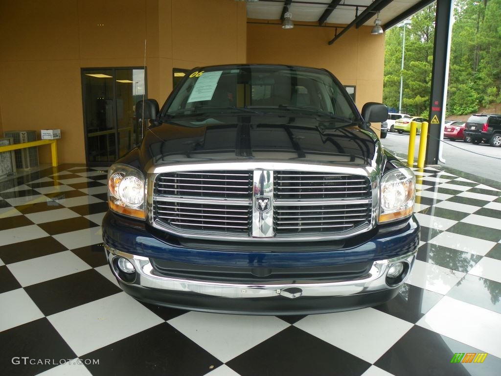 2006 Ram 1500 Laramie Quad Cab - Patriot Blue Pearl / Medium Slate Gray photo #2