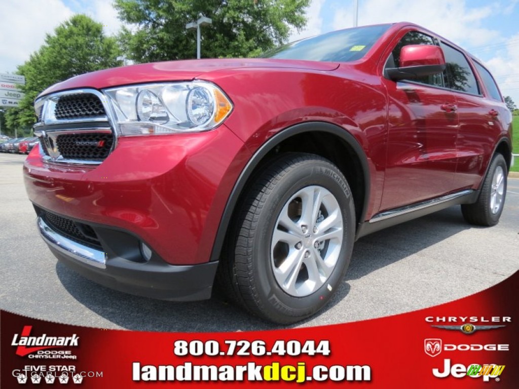 Deep Cherry Red Crystal Pearl Dodge Durango