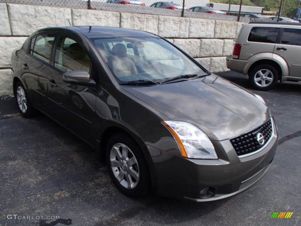 2008 Sentra 2.0 SL - Polished Granite / Charcoal/Steel photo #1