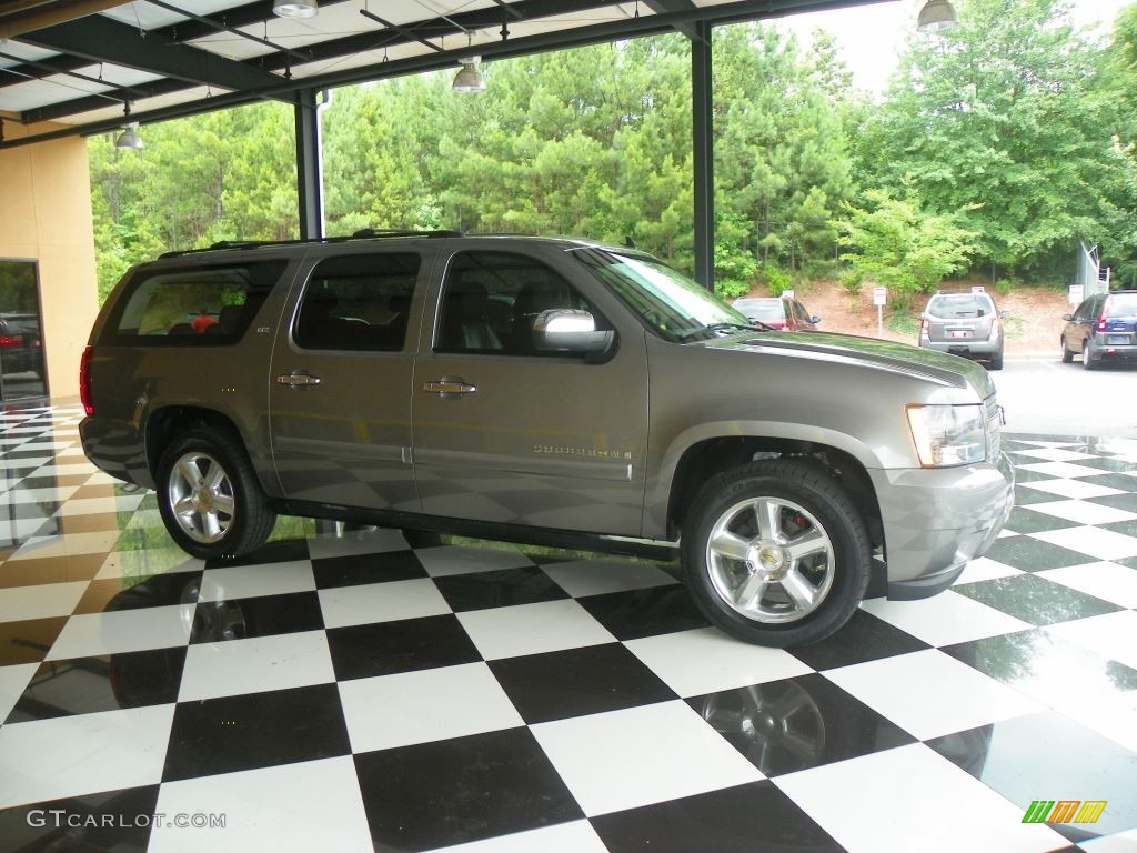 2007 Suburban 1500 LTZ - Graystone Metallic / Ebony photo #1