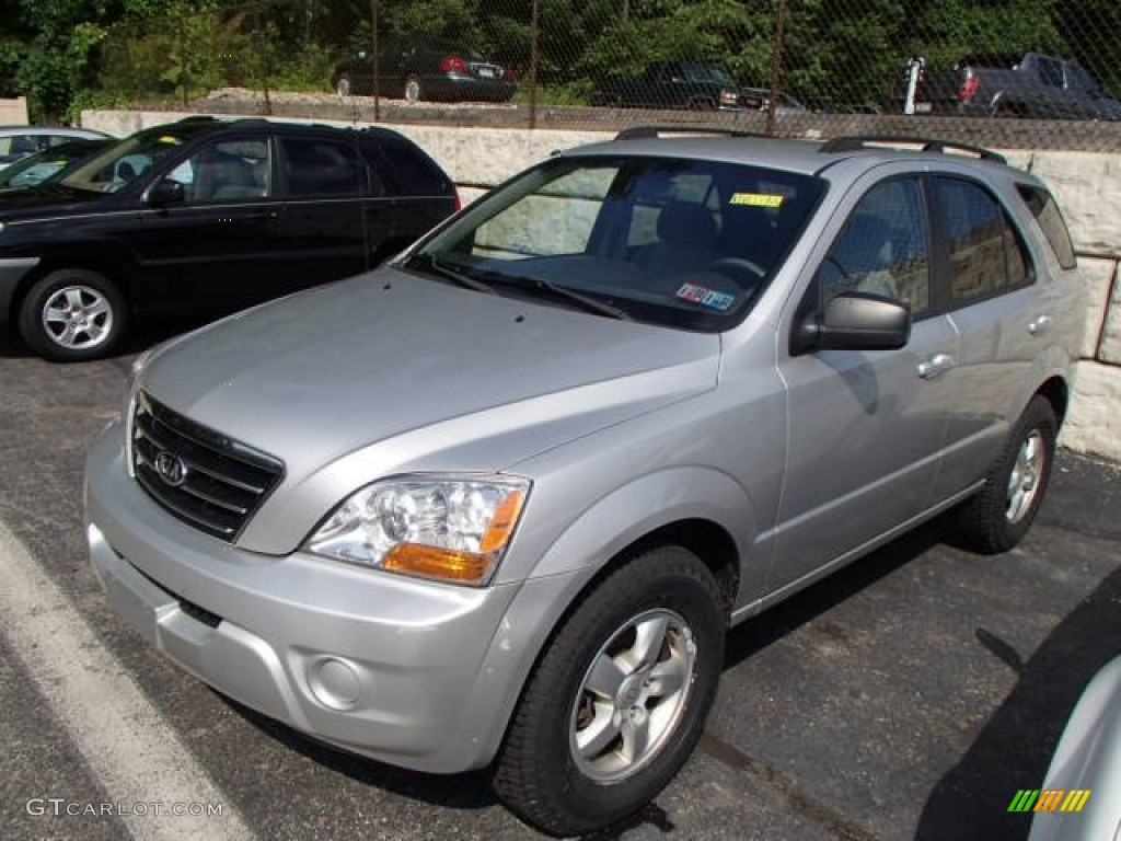 Bright Silver 2008 Kia Sorento LX 4x4 Exterior Photo #82897417