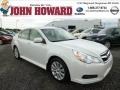 Satin White Pearl 2010 Subaru Legacy 2.5i Limited Sedan