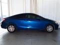 2012 Dyno Blue Pearl Honda Civic LX Coupe  photo #2