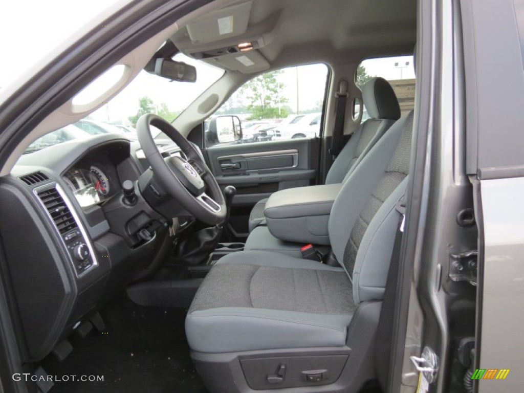 2013 3500 Big Horn Crew Cab 4x4 Dually - Mineral Gray Metallic / Black/Diesel Gray photo #7