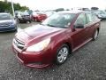 2010 Ruby Red Pearl Subaru Legacy 2.5i Sedan  photo #3