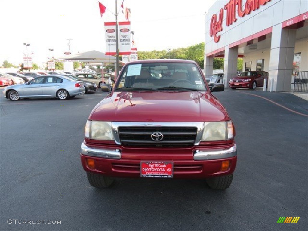 1999 Tacoma Prerunner V6 Extended Cab - Sunfire Red Pearl / Oak photo #2