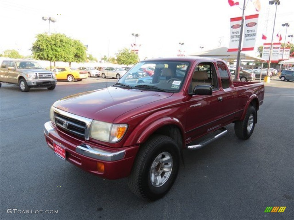 1999 Sunfire Red Pearl Toyota Tacoma Prerunner V6 Extended Cab