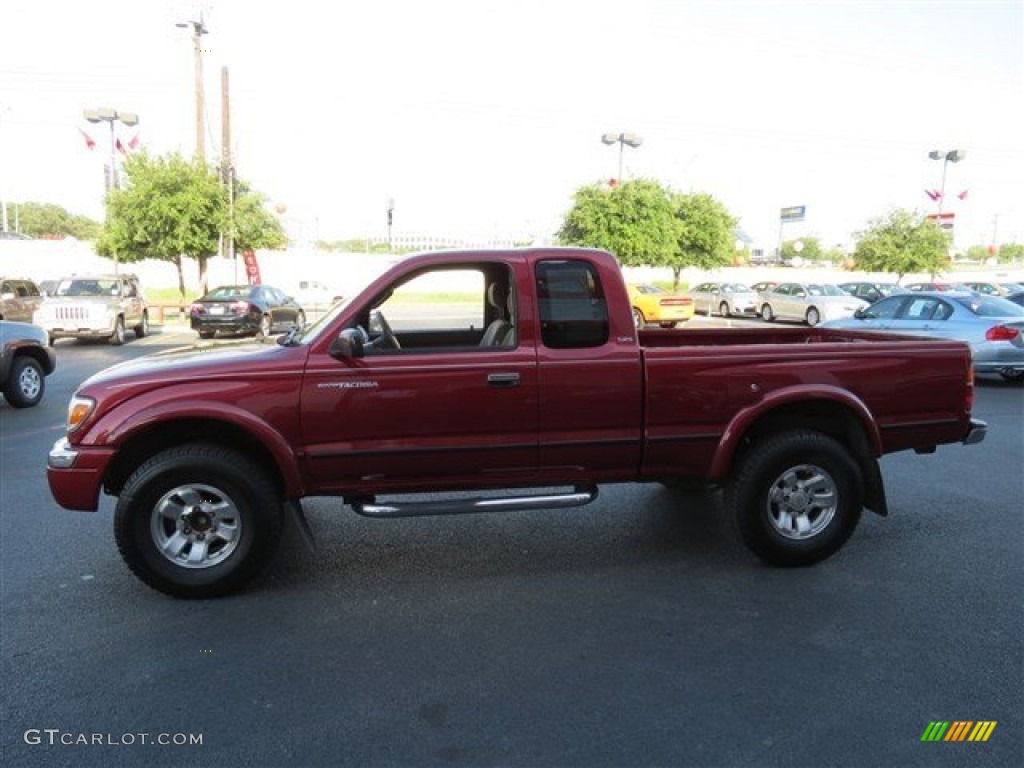 1999 Tacoma Prerunner V6 Extended Cab - Sunfire Red Pearl / Oak photo #4