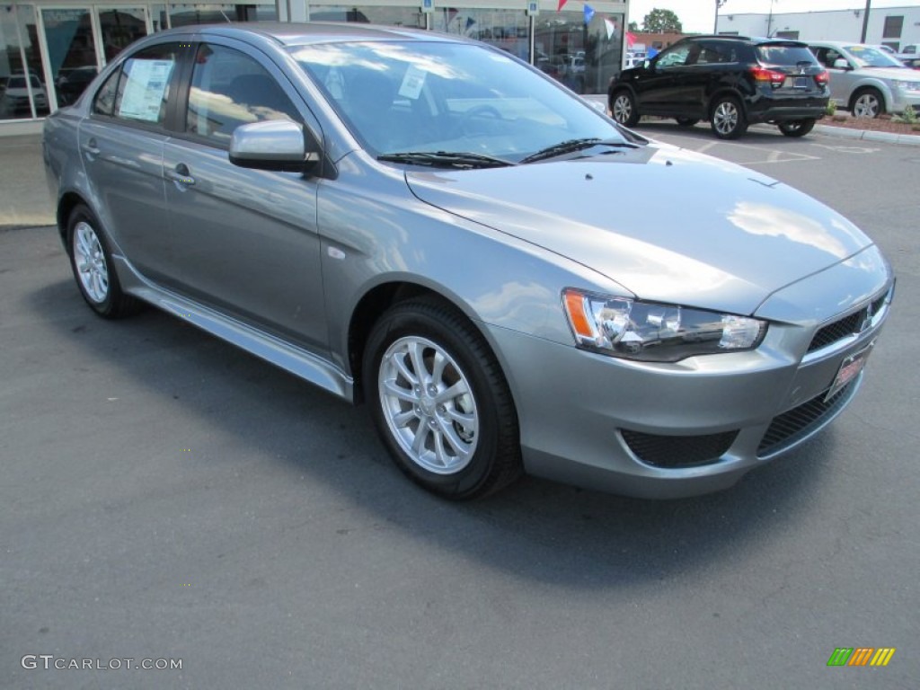 Mercury Gray Pearl 2013 Mitsubishi Lancer ES Exterior Photo #82898504