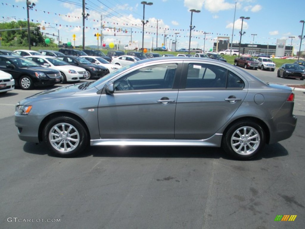 Mercury Gray Pearl 2013 Mitsubishi Lancer ES Exterior Photo #82898592