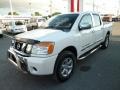 Blizzard White - Titan SE Crew Cab 4x4 Photo No. 3