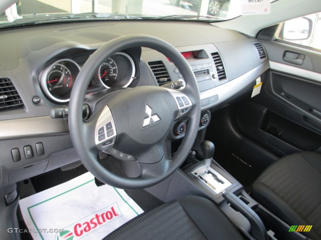 2013 Mitsubishi Lancer ES Black Dashboard Photo #82898752