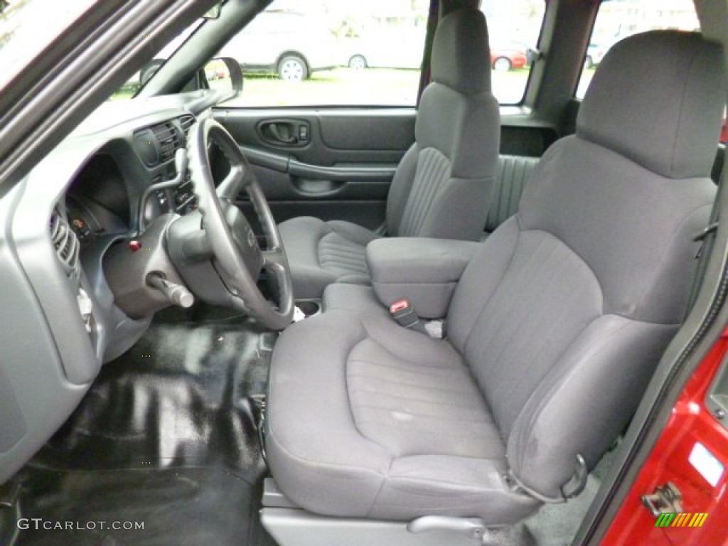 Graphite Interior 2003 Chevrolet S10 Extended Cab Photo #82898834