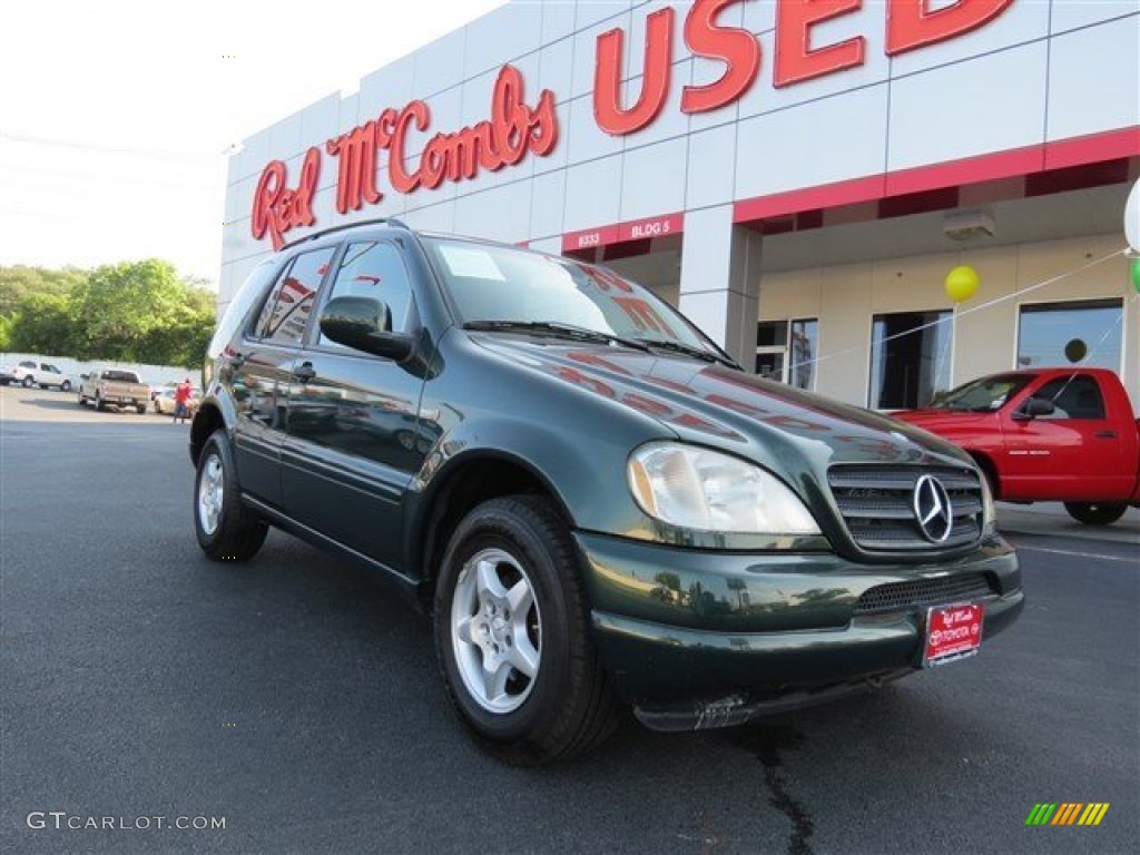 2001 ML 320 4Matic - Cypress Green Metallic / Java photo #1