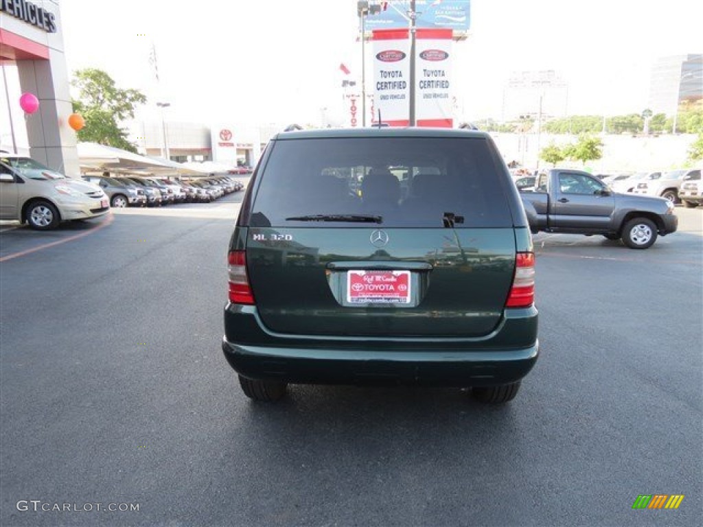 2001 ML 320 4Matic - Cypress Green Metallic / Java photo #6