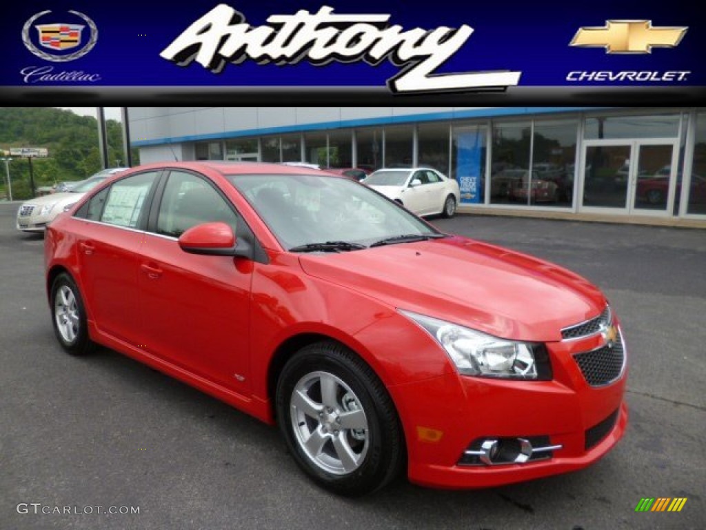2014 Cruze LT - Red Hot / Jet Black photo #1