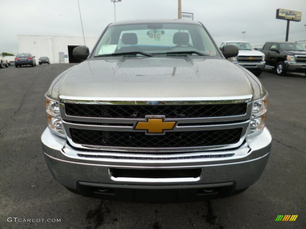 Graystone Metallic 2014 Chevrolet Silverado 2500HD WT Regular Cab 4x4 Exterior Photo #82900630