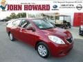 2014 Red Brick Nissan Versa 1.6 SV Sedan  photo #1