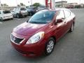 2014 Red Brick Nissan Versa 1.6 SV Sedan  photo #3