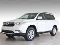 2013 Blizzard White Pearl Toyota Highlander SE  photo #1