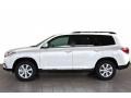 2013 Blizzard White Pearl Toyota Highlander SE  photo #2