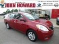 2014 Red Brick Nissan Versa 1.6 SV Sedan  photo #1