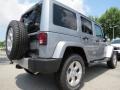 2013 Billet Silver Metallic Jeep Wrangler Unlimited Sahara 4x4  photo #3