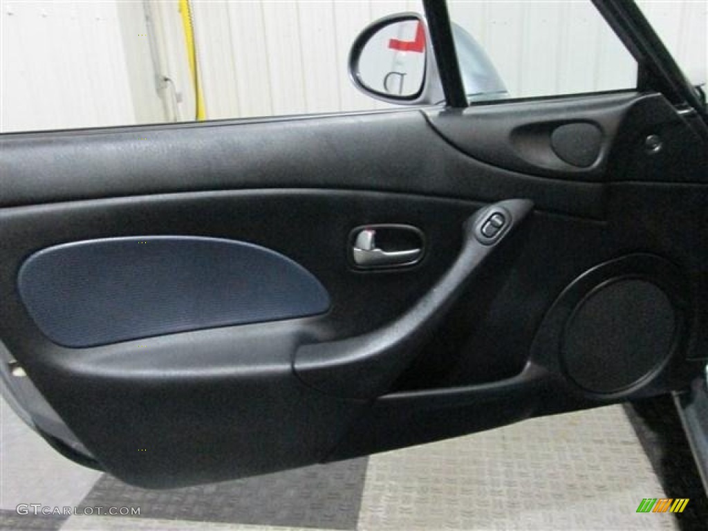 2003 MX-5 Miata Roadster - Titanium Gray Metallic / Dark Blue photo #9