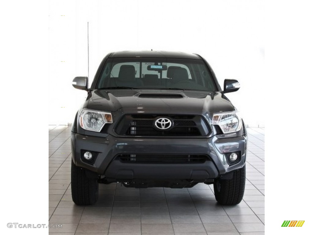 2013 Tacoma V6 TRD Sport Double Cab 4x4 - Magnetic Gray Metallic / Graphite photo #3