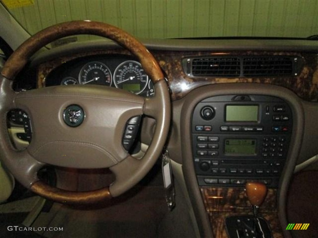 2005 Jaguar S-Type 3.0 Champagne Dashboard Photo #82903715