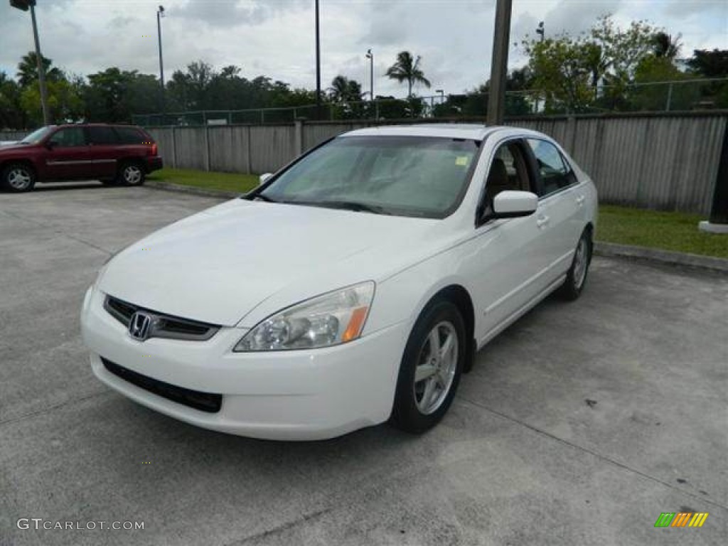 2003 Accord EX Sedan - Taffeta White / Ivory photo #7