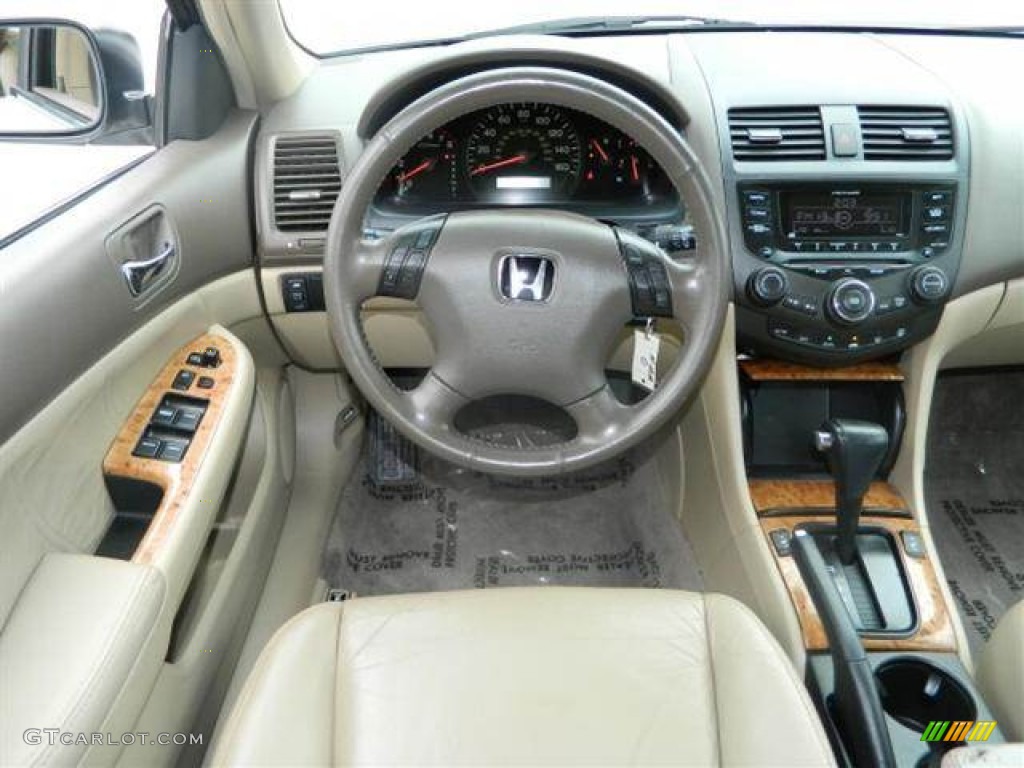 2003 Accord EX Sedan - Taffeta White / Ivory photo #9