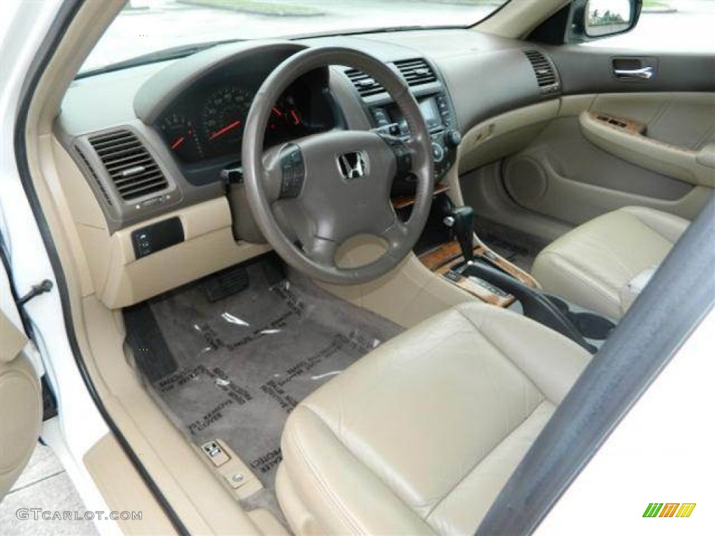 2003 Accord EX Sedan - Taffeta White / Ivory photo #12