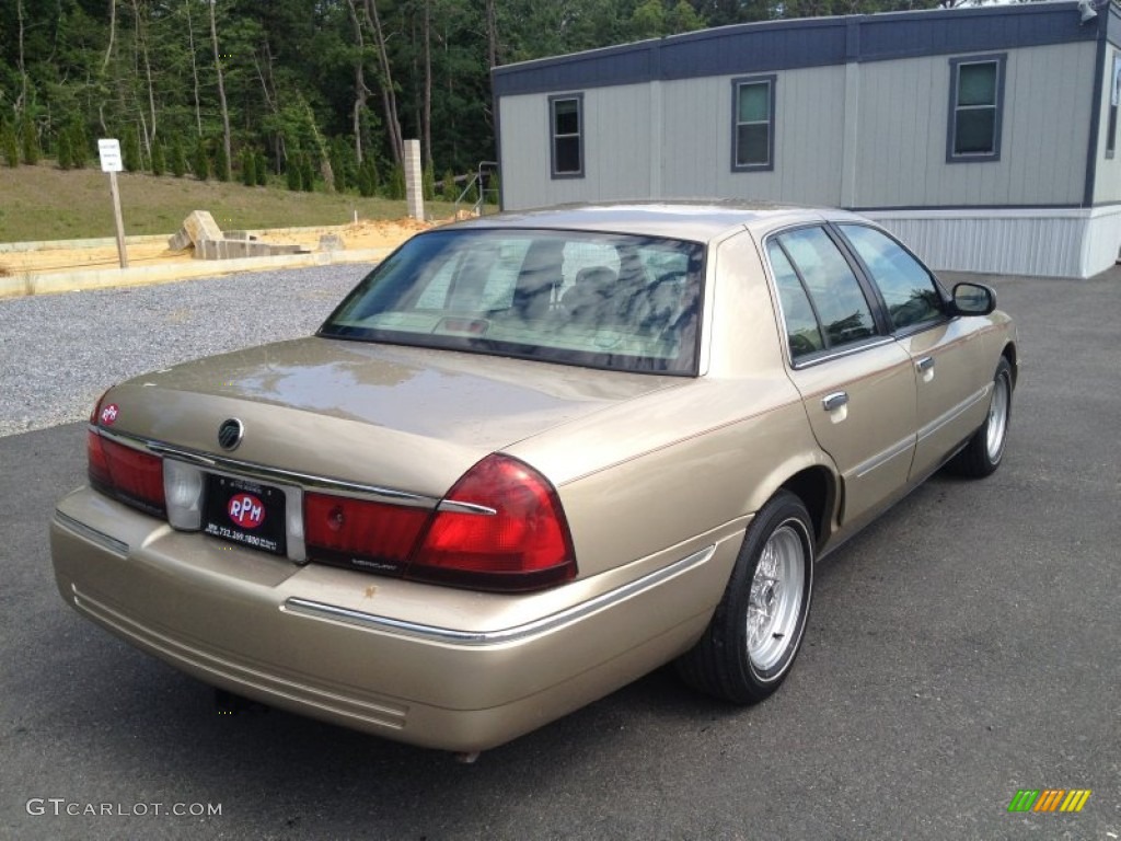 2000 Grand Marquis LS - Harvest Gold Metallic / Medium Parchment photo #12