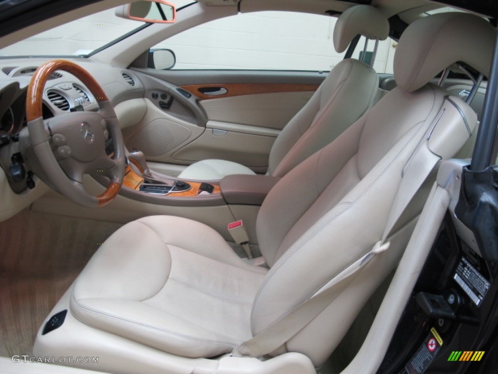 Stone Interior 2005 Mercedes-Benz SL 500 Roadster Photo #82905184