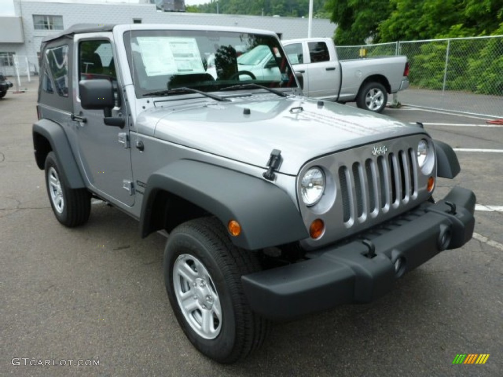 Billet Silver Metallic 2013 Jeep Wrangler Sport 4x4 Exterior Photo #82905277