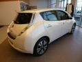 2013 Glacier White Nissan LEAF SL  photo #5