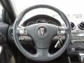 Ebony 2009 Pontiac G6 GT Convertible Steering Wheel