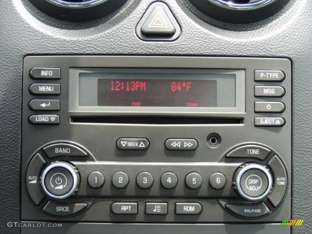 2009 Pontiac G6 GT Convertible Audio System Photo #82906090