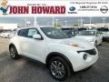 Pearl White 2013 Nissan Juke SV AWD