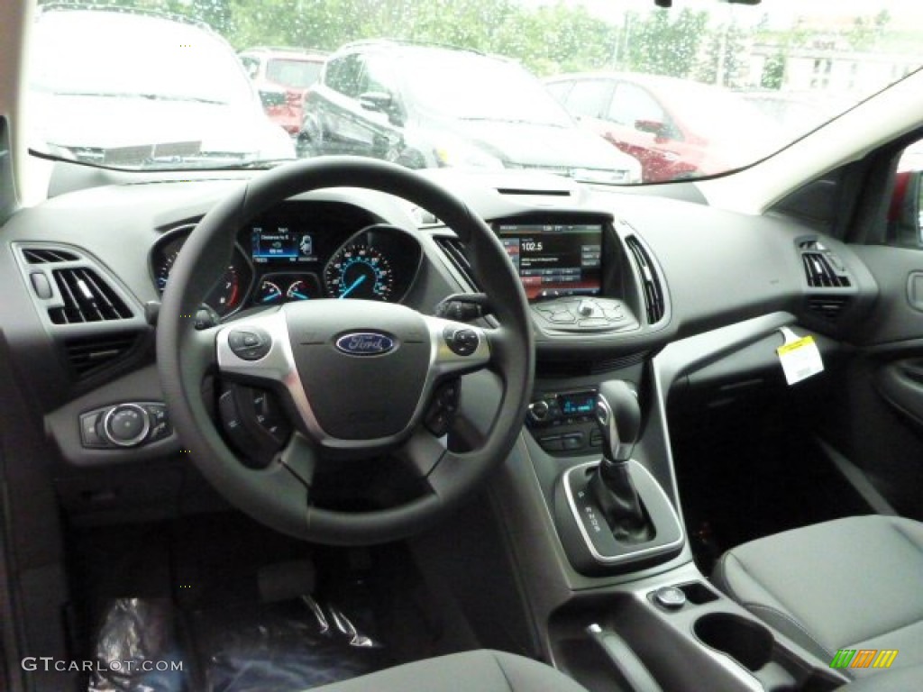 2014 Ford Escape SE 2.0L EcoBoost 4WD Charcoal Black Dashboard Photo #82906178