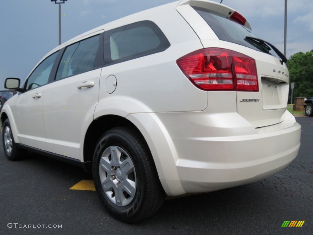 Ivory White Tri-Coat 2012 Dodge Journey American Value Package Exterior Photo #82906654