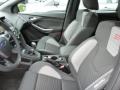 2013 Ford Focus ST Smoke Storm Recaro Seats Interior Front Seat Photo